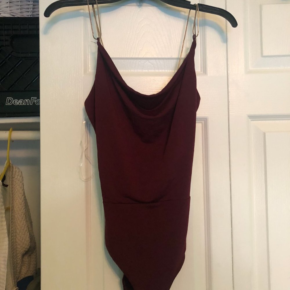 Burgundy Bodysuit